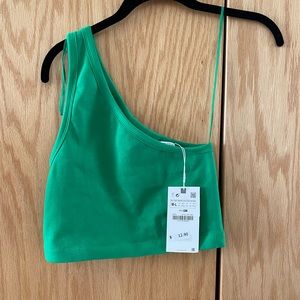 Zara one shoulder top
